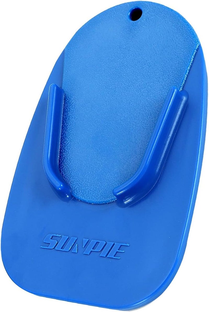 SUNPIE Motorcycle Kickstand Pad High-Density Kickstand Support for All Motorcycles Universal Parking Plate Prevents Damage to Delicate Surfaces, Blue - Image 1